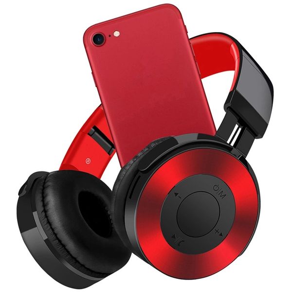 

wireless headphones bluetooth headset foldable headphone adjustable earphones with microphone support tf card sports gaming headset