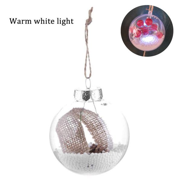 

transparent christmas decoration ball with light unique christmas tree hanging decoration