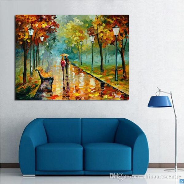 

a. handpainted & hd print modern abstract landscape art oil painting beautiful forest scenery on canvas wall art home decor l14