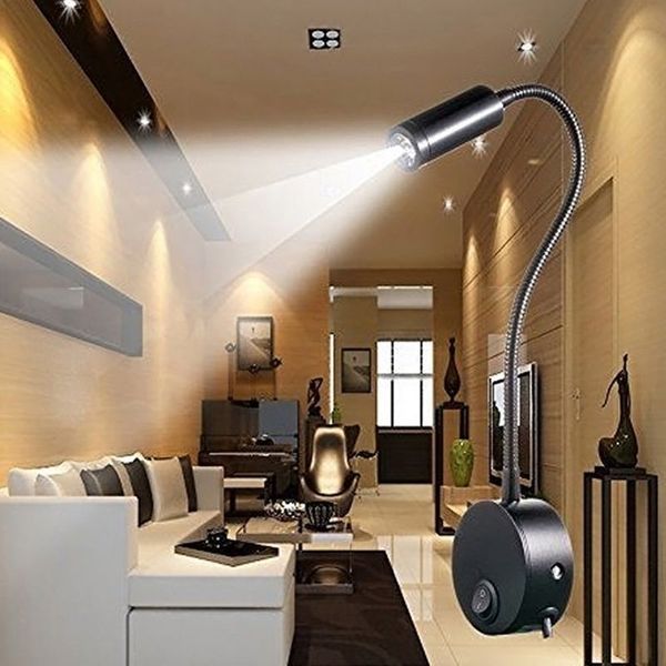 

flexible hose wall lamp decoration wall light modern bedside reading lights 896b