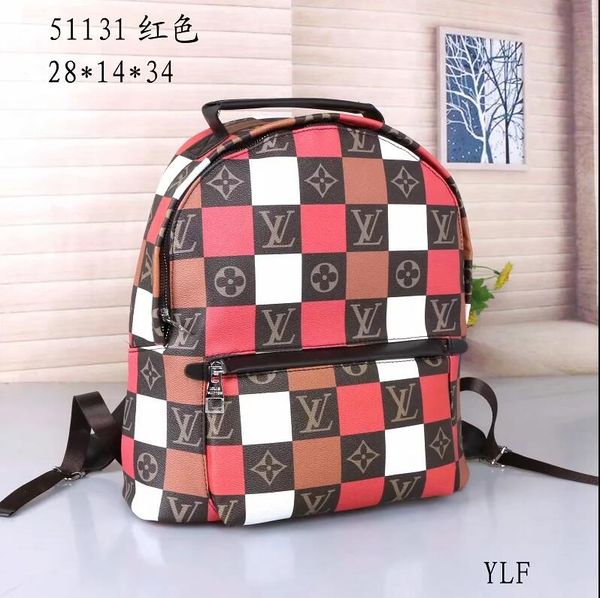 

2019 new fashion men's men's famous backpack style school bag women's bag women designers shoulder bag wallet 02