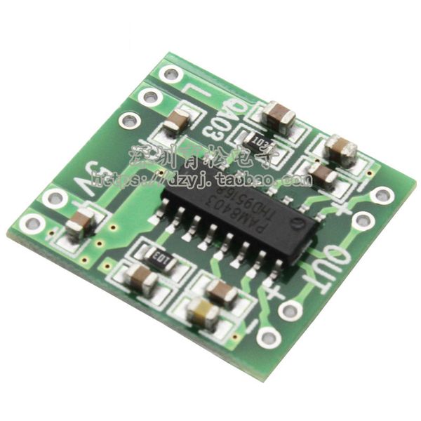

Ultra Miniature Digital Power Amplifier Board 2*3W PAM8403 Amplifier Boards Class D USB Powered Amplifiers Board 2.5V-5V