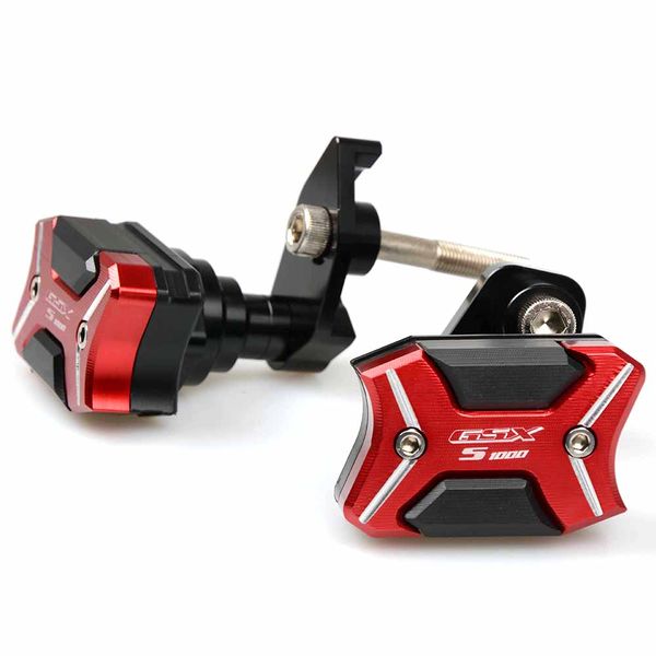 

cnc aluminum motorcycle frame crash pads engine case sliders protector falling protection for gsx-s1000 2015-2017