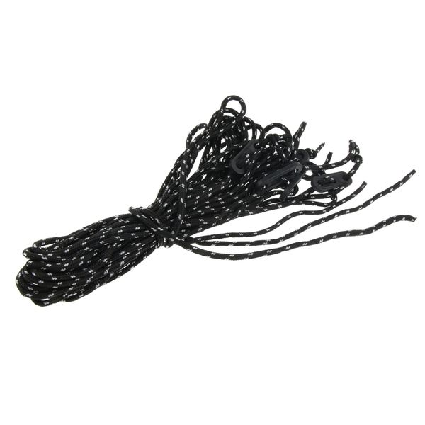 

6pcs 2m hammock hanging ropes reflective tent guyline cord camping hiking tents and shelters