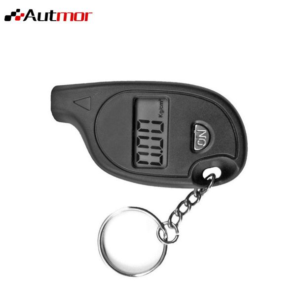 

2018 new portable mini lcd digital tire tyre air pressure gauge tester keychain for car truck bicycle 2-150psi