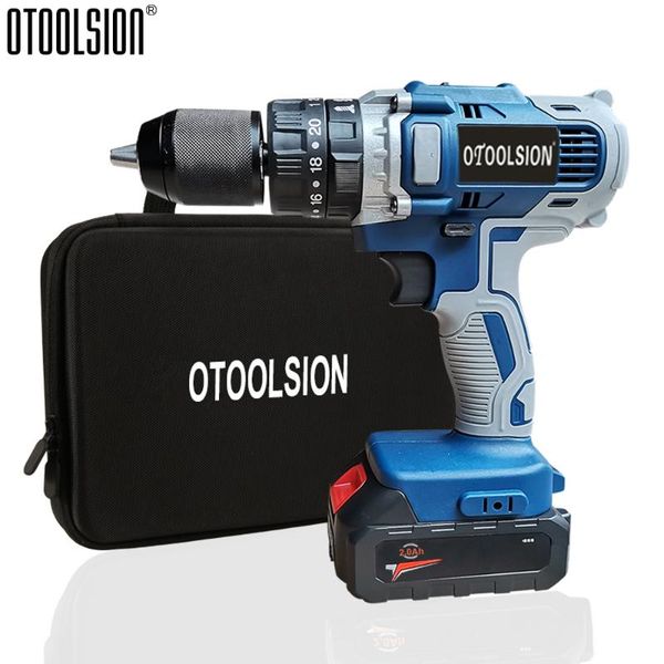 

21v electric drill impact drill variable speed power tools rechargeable screwdriver with battery drilling in steel wood ceramic