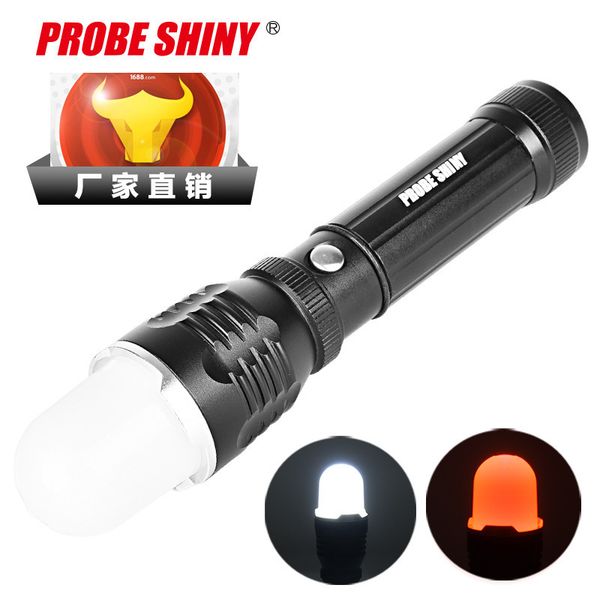 

explore light new pattern led aluminium alloy flashlight outdoors zoom long s bring lampshade tail magnet light flashlight