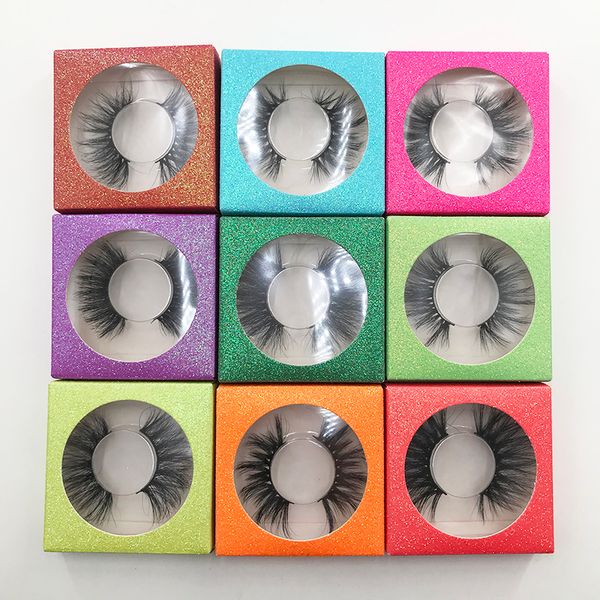 

fdshine wholesale 3d mink eyelashes 25mm lashes soft and thick eyelashes