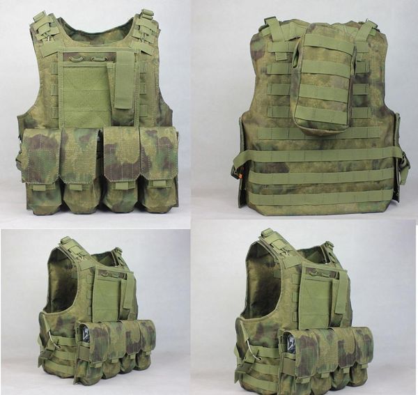 

tactical vest amphibious vests a-tacs fg color pro molle vest, Black;green