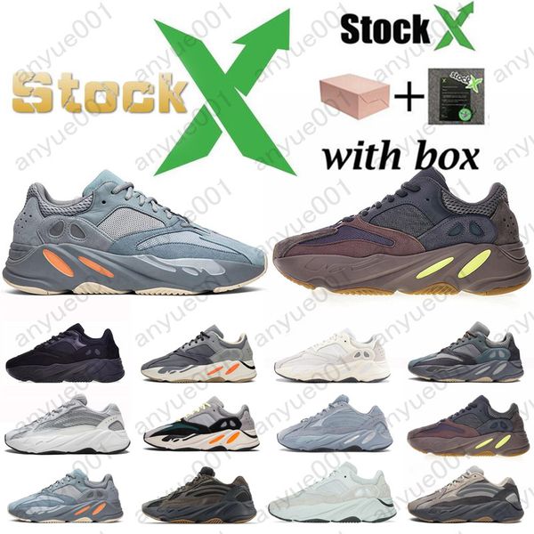 

new2020 stock x 700 kanye west running shoes vanta 700 v3 alvah azael 3m reflective 380 mist alien luxury mens designer sneakers box