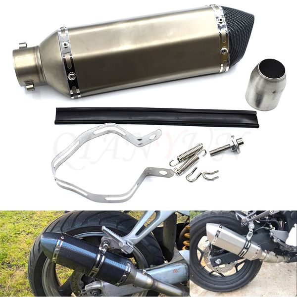 

for 38-51mm motorcycle exhaust muffler pipe scooter dirt pit bike tube for suzuki gsxr1300 gsx650f gsx1250 tl1000r gsf1250 gs500