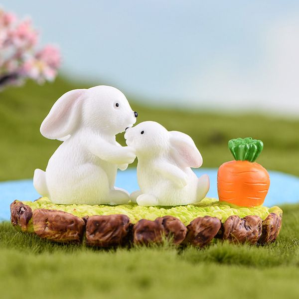 

1pc ornaments resin home tablemicro landscape decorations pig swan