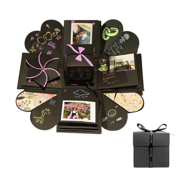 

diy surprise love explosion box gift explosion for anniversary scrapbook diy p album birthday gift valentine's day