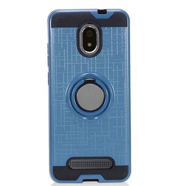 FOXXD Miro / L590A TPU + PC Material Híbrido Dual Layer 360 Graus de Rotação Titular Anel Kickstand Defender Caso para Alcatel Fierce 4/5060