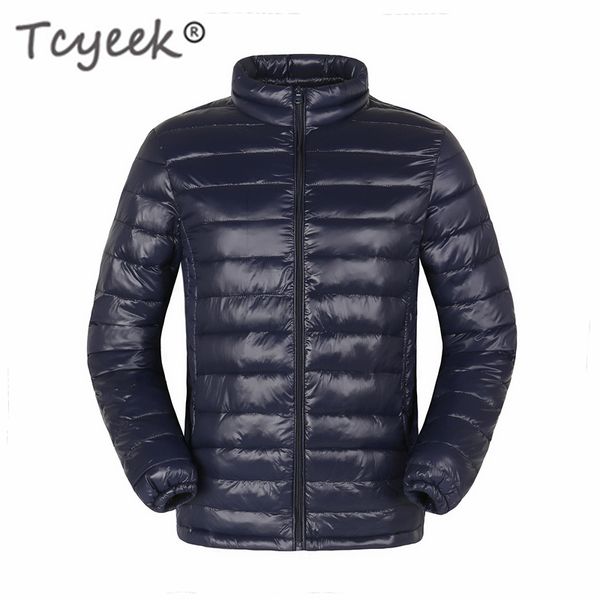 

tcyeek winter jacket men casaco masculino 2019 streetwear thick warm parka coat male fashion light puffer jacket hiver 001lw1232, Tan;black