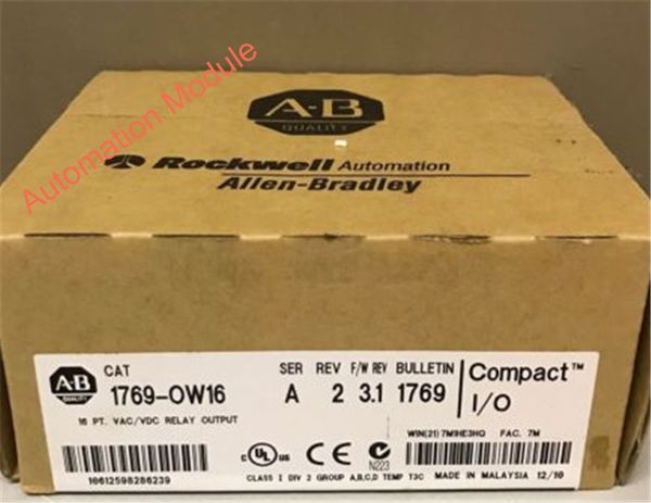 

1769-ow16 compactlogix digital contact output module1769ow16/1769-0w16/17690w16 brand new in factory sealed box 1 year warranty