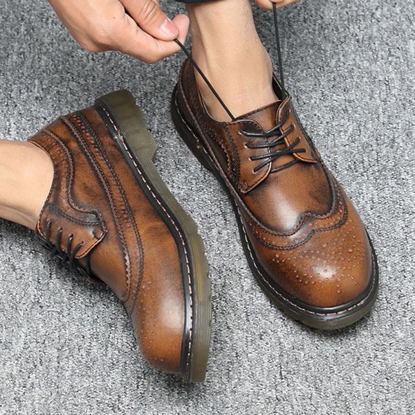 

driving loafers shoes men 's causal flat shoes dress, Black