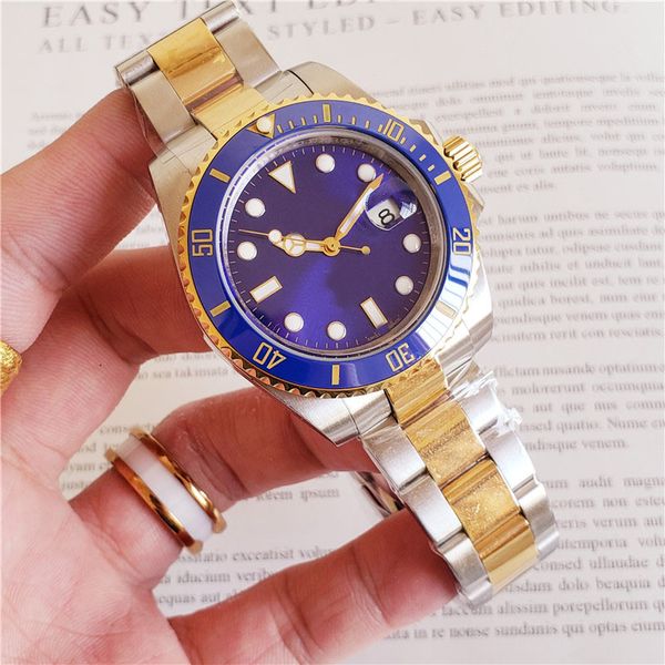 

luxury watches original black ceramic bezel dial 116610 16610 stainless steel automatic mens men's watch brand watches man wristwatch, Slivery;brown