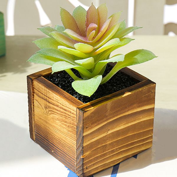 

creative ornaments mini simulation succulent bonsai artificial flowers with pot