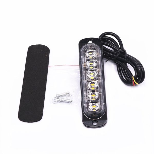 

6 led car lights signal lamp bulbs amber auto automobiles led light car truck emergency beacon warning hazard flash strobe