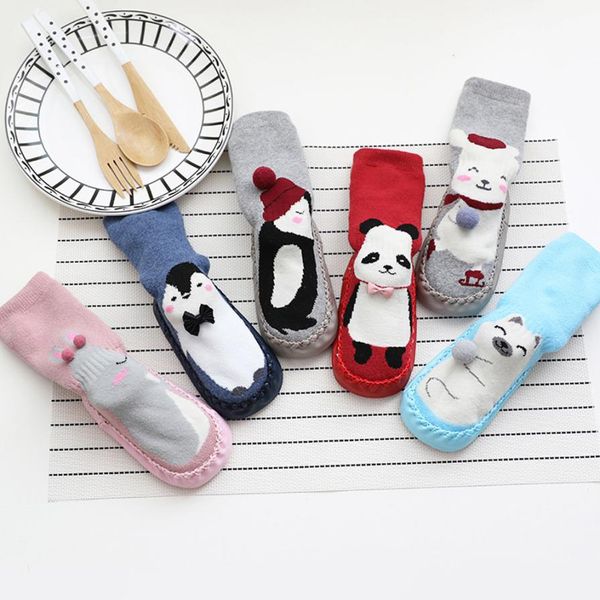 

cartoon newborn baby girls boys anti-slip socks slipper bell shoes boots brand new and 0717, Blue