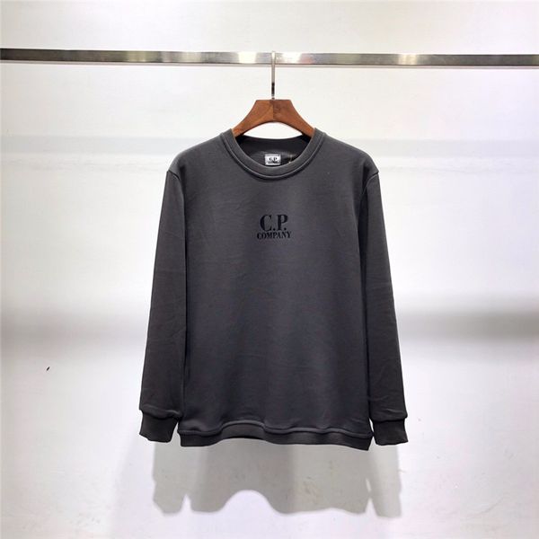 

19ss cp company hoodies mens women designer hoodie brand classic mens sweatshirts long sleeve cp sweatshirts letter printed sweater, Black
