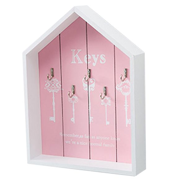 

wood organizer decoration key holder office cottage vintage with hooks bedroom wall mounted hanging storage letter rack