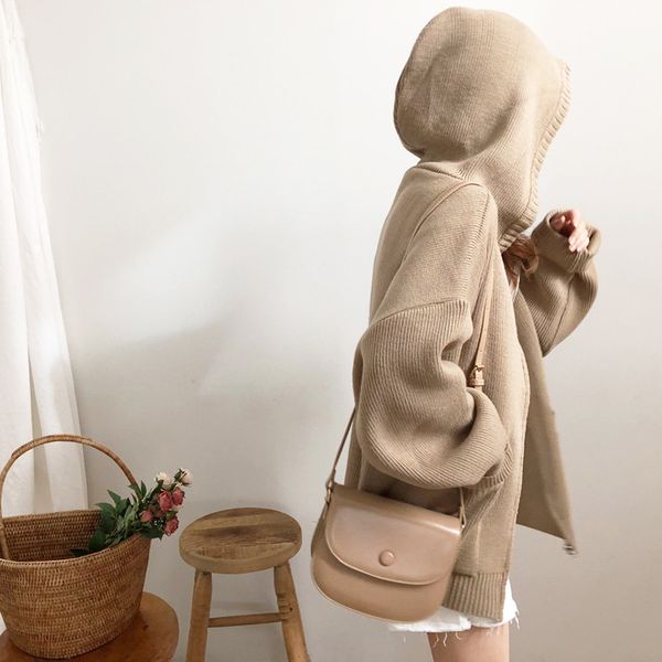 

women's bag 2019 spring new retro one-shoulder slant bag solid color pu small square