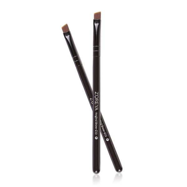 

1 макияж глаза пк моды кисти профессиональной bevel бровь кисточка женской красоты инструменты деревянные ручки кисть