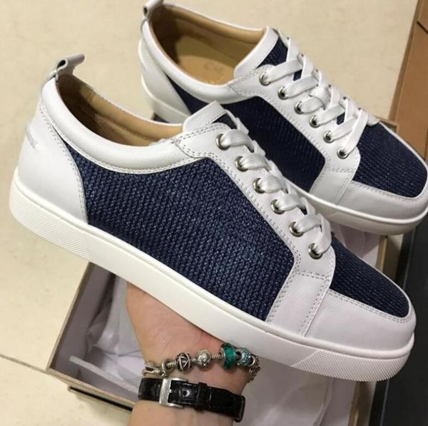 

new arrive embroidery red bottom sneakers for woens with mesh leather fashion casual shoes women leisure trainer footwear size 35-46, Black