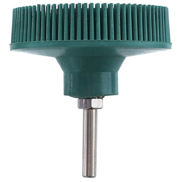 

полировальных кругов зернистостью 50 радиальный щетины диск 3-дюймовый эмери резиновые щетки 1/4 дюйма 6.35 мм для dremel аксессуары