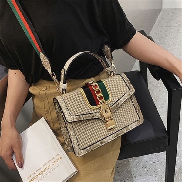 

womens luxury designer bag handbags luxury designer womens shoulder bags color collision restoring ancient ways chain decoration fashion 2