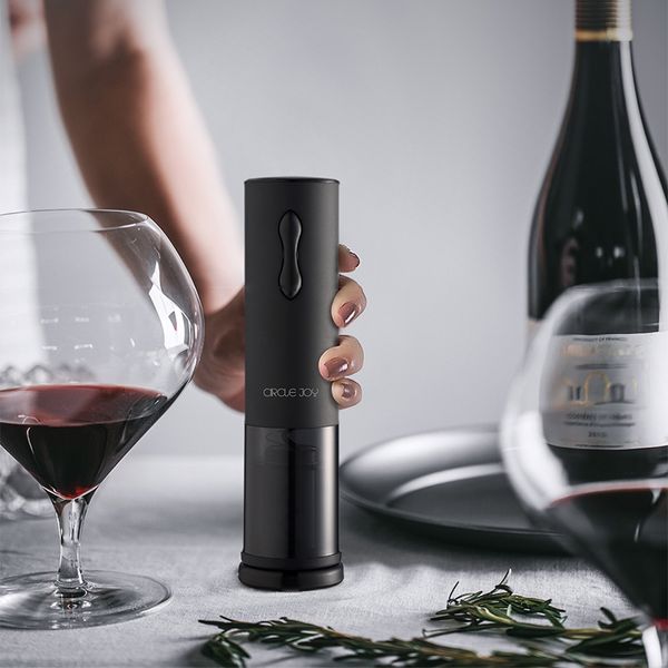 2021 Original Xiaomi Youpin Wine Circle Joy Super Touch Mini elektrischer Weinöffner USB-Aufladung Schwarz Praktisch 3033908C3