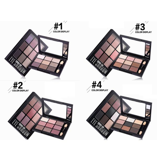 

9 colors eyeshadow palette shimmer matte pigment eye shadow beauty cosmetics long lasting mineral nude smokey glitter eye makeup beauty