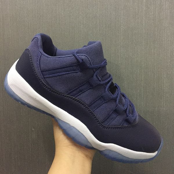 

wholesale with box new 11 xi low gs blue moon women basketball shoes men sports designer sneakers size 36-47, Black