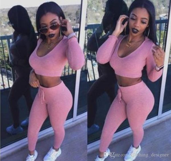 

sports long sleeve pants set two-piece set fashion yoga wear casual sports set thread pit home, Gray