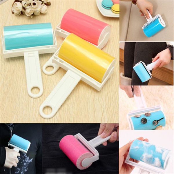 

dust balling-up fluff remover brush reusable keep clothes bed clean washable roller cleaner lint sticky picker pet hair