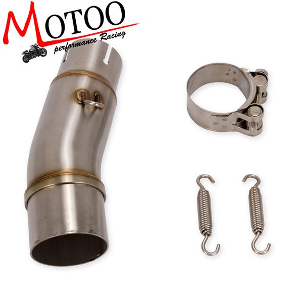 

motorcycle exhaust middle pipe for z250 z300 ninja 250r ninja 300 2008-2017 nj 400 ninja400 2018 2019