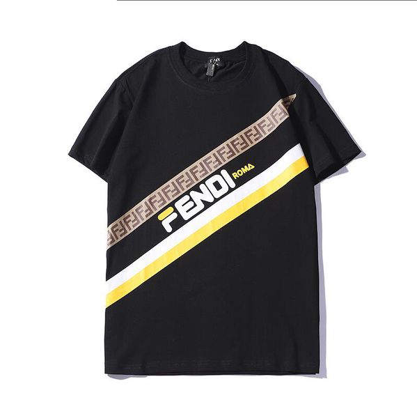 

summer designer t shirts for men brand tshirts with branded letters fashion short sleeve luxury breathable tees mens clothing s-2xl, White;black