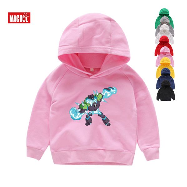 

boy clothes new omnitrix ben 10 kids hoodies genuine children t-shirt baby boy anime cartoon hoodies & sweatshirts 2t-8t, Black