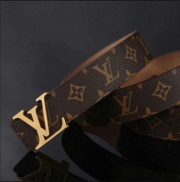 

De igner belt men women l buckle jean belt cummerbund belt for men women metal buckle, Black;brown