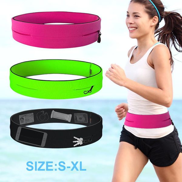 

pinshang men lady running phone waist bag pouch jogging belt cycling belly bag