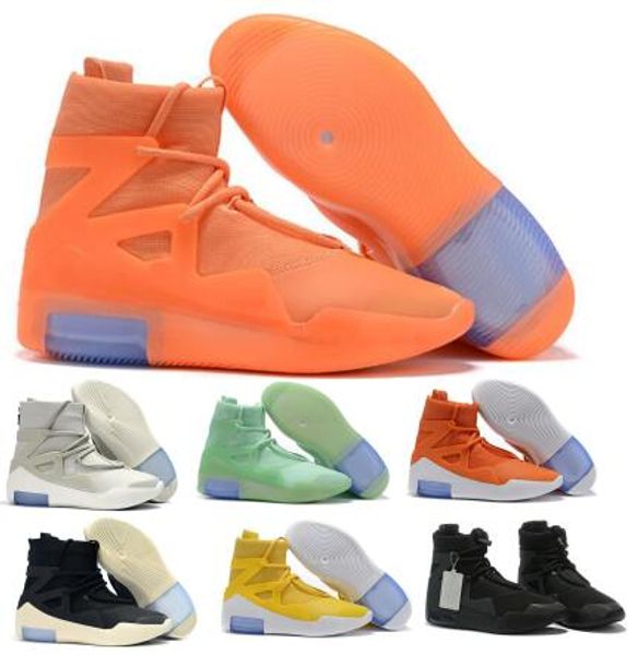 

orange pulse fear of god 1 basketball shoes sneakers the question light bone frosted spruce sail triple black 2020 mens women boots shoes