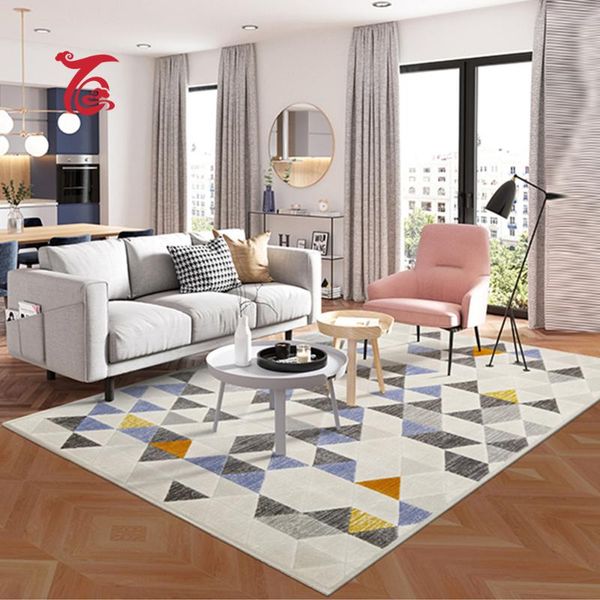 

nordic ins rug plush pure colour curve washable carpet area for living room bedroom salon new carpets