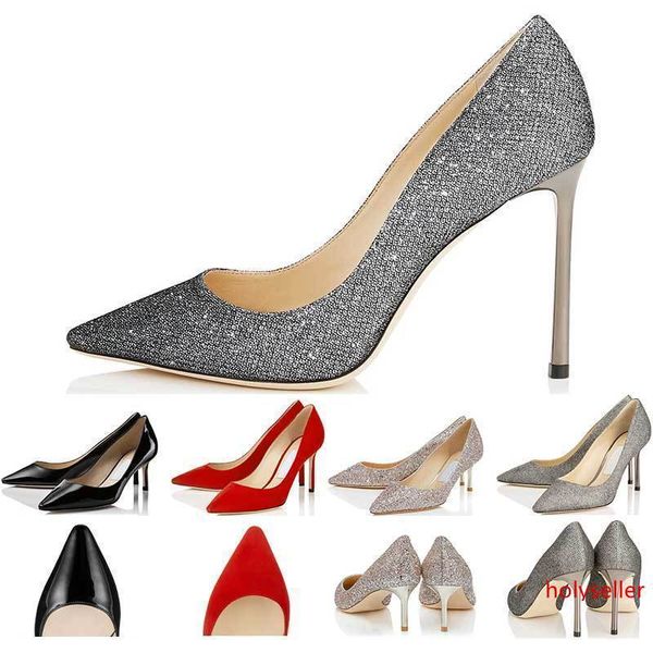 

2019 designer womens girl high heels romy fashion luxury 8 10 12 cm dress office party wedding crystal shoes size 36-42 with