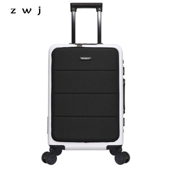 

18 20 inch travel front pocket luggage carry on box pull rod suitcase trolley suitcase rolling luggage