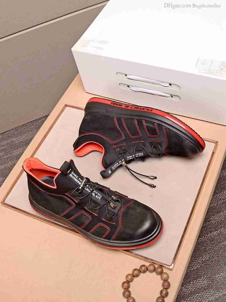 

2019 men sports shoes breathable mesh black walking male casual wan1, Black;red