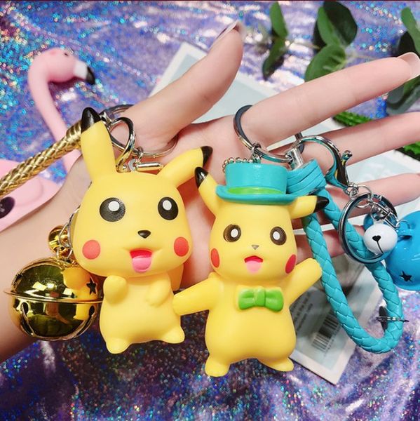 

20 de ign cartoon pikachu keychain with ball fa hion acce orie for bag lovely cute keyring whole ale fa t hipping free