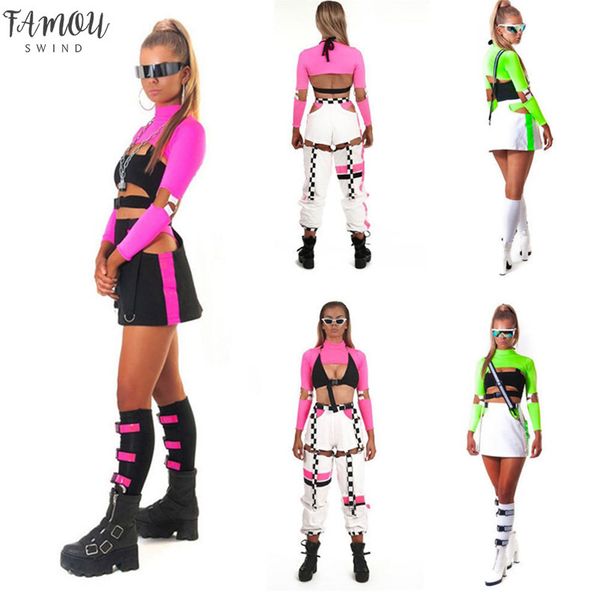 

женская одежда сексуальные женщины прохладный водолазка сплошной флуоресценции с длинным рукавом партии клуб блузка короткая рубашка топы, White