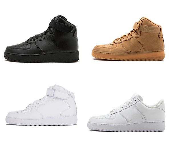 

one 1 dunk running shoes brand for men women sports skateboarding high low cut white black wheat trainers sneakers with box 36-45